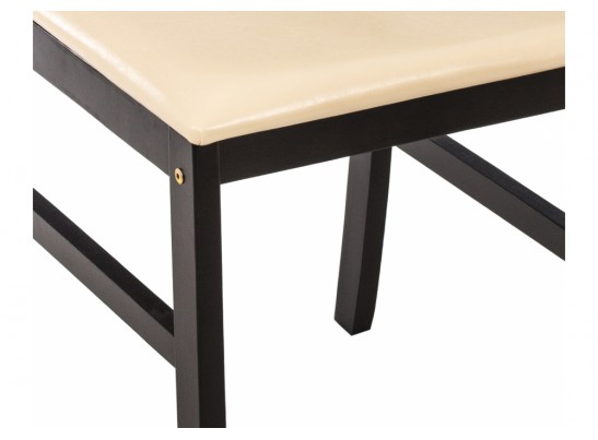 Обеденная группа Chili (стол и 4 стула) cappuccino / cream в Набережных Челнах