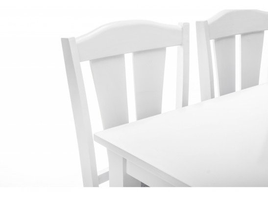 Обеденная группа Mali (стол и 4 стула) white / grey в Набережных Челнах