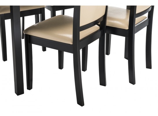 Обеденная группа Modis (стол и 4 стула) cappuccino / cream в Набережных Челнах