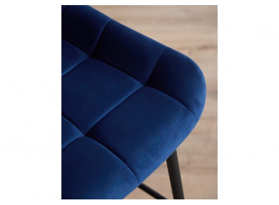 Полубарный стул Челси синий (zd 798) / черный в Набережных Челнах