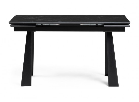 Керамический стол Бэйнбрук 140х80х76 черный мрамор / черный в Набережных Челнах