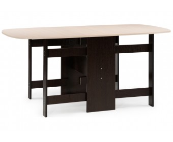 Стол-книжка Йентель бабочка венге / дуб молочный