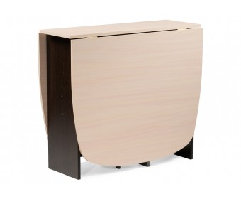 Стол-книжка Йентель бабочка венге / дуб молочный