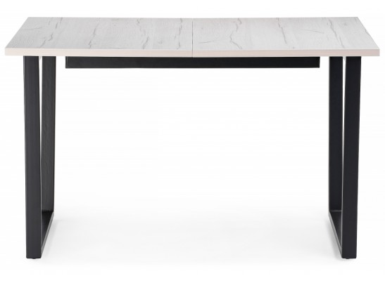 Стол раскладной Лота Лофт 120(160)х75х75 25 мм черный матовый / юта в Набережных Челнах