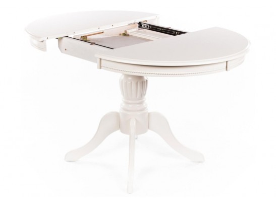 Стол раскладной Toskana 90(125)х90х75 молочно-белый в Набережных Челнах