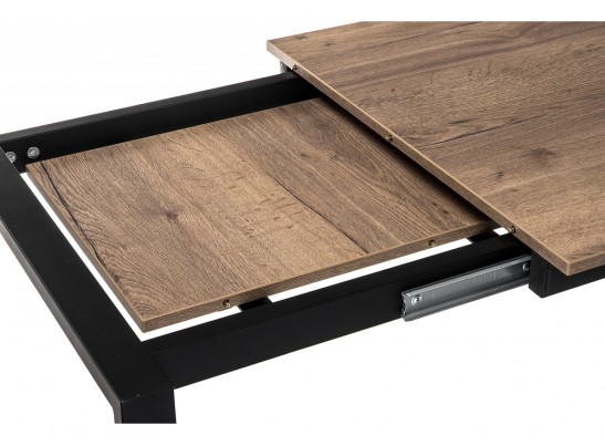 Стол Центавр дуб галифакс / черный матовый в Набережных Челнах