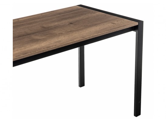 Стол Центавр дуб галифакс / черный матовый в Набережных Челнах