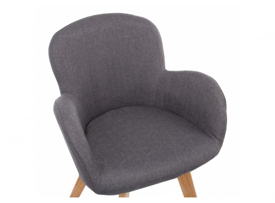 Стул Asia wooden legs / grey fabric в Набережных Челнах