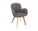 Стул Asia wooden legs / grey fabric в Набережных Челнах