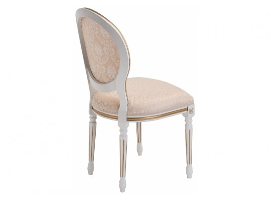 Стул Данте молочный с золотой патиной в Набережных Челнах
