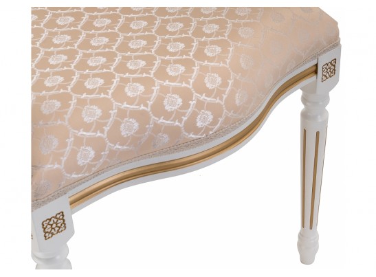 Стул Данте молочный с золотой патиной в Набережных Челнах