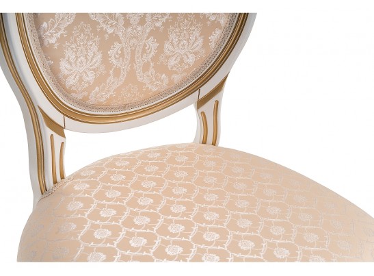 Стул Данте молочный с золотой патиной в Набережных Челнах