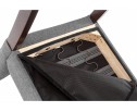 Стул Menson dark walnut / fabric grey в Набережных Челнах