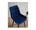 Стул на металлокаркасе Челси 360 К синий (zd 798) / черный в Набережных Челнах