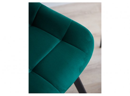 Стул на металлокаркасе Челси 360 П зеленый (zd 667) / черный в Набережных Челнах