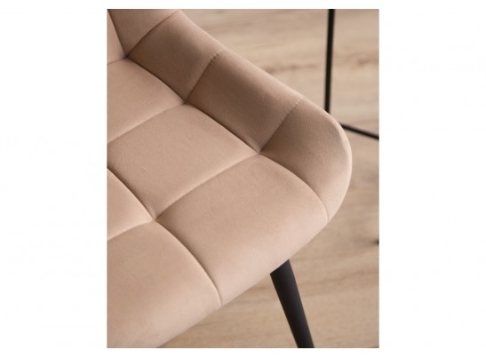 Стул на металлокаркасе Челси К бежевый (zd 210) / черный в Набережных Челнах