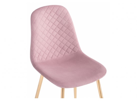 Стул на металлокаркасе Dabl light purple/ gold в Набережных Челнах