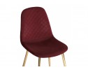 Стул на металлокаркасе Dabl wine red / gold в Набережных Челнах