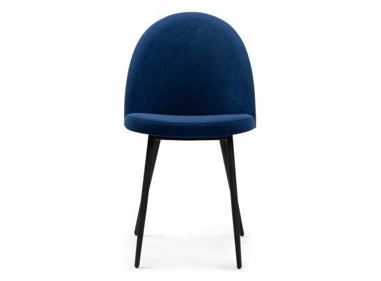 Стул на металлокаркасе Дагрун темно-синий / черный каркас в Набережных Челнах