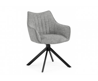 Стул на металлокаркасе Denever gray / black