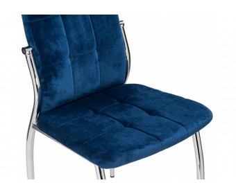 Стул на металлокаркасе Farini dark blue