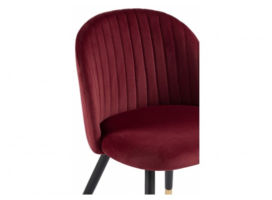 Стул на металлокаркасе Gabi wine red / black в Набережных Челнах