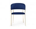 Стул на металлокаркасе Kamelia dark blue / gold в Набережных Челнах