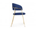 Стул на металлокаркасе Kamelia dark blue / gold в Набережных Челнах