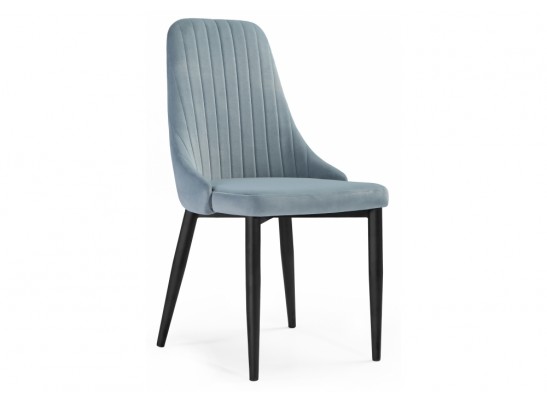 Стул на металлокаркасе Kora light blue / black в Набережных Челнах
