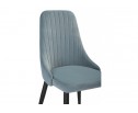 Стул на металлокаркасе Kora light blue / black в Набережных Челнах