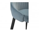 Стул на металлокаркасе Kora light blue / black в Набережных Челнах