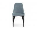 Стул на металлокаркасе Kora light blue / black в Набережных Челнах