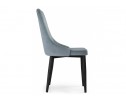 Стул на металлокаркасе Kora light blue / black в Набережных Челнах