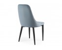 Стул на металлокаркасе Kora light blue / black в Набережных Челнах