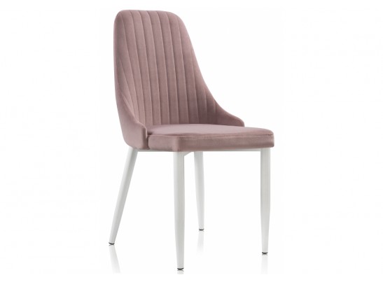 Стул на металлокаркасе Kora light purple / white в Набережных Челнах