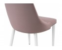 Стул на металлокаркасе Kora light purple / white в Набережных Челнах