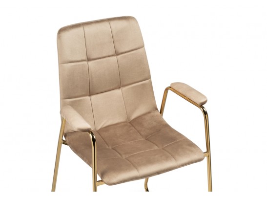 Стул на металлокаркасе Lana beige / gold в Набережных Челнах