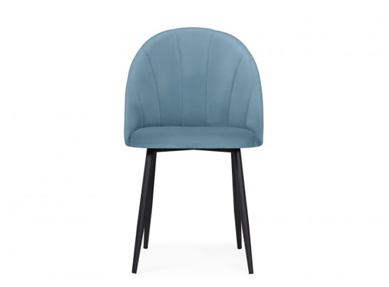 Стул на металлокаркасе Логан голубой / черный в Набережных Челнах