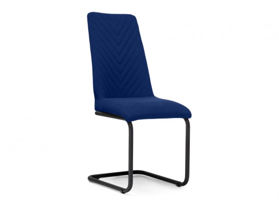 Стул на металлокаркасе Лулла темно-синий / черный в Набережных Челнах