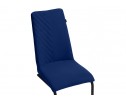 Стул на металлокаркасе Лулла темно-синий / черный каркас в Набережных Челнах