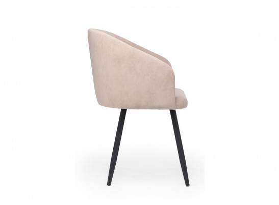 Стул на металлокаркасе Монер 360 латте (glory 10) / черный в Набережных Челнах