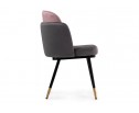 Стул на металлокаркасе Penelopa dark gray / pink / black / gold в Набережных Челнах