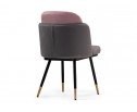 Стул на металлокаркасе Penelopa dark gray / pink / black / gold в Набережных Челнах