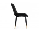 Стул на металлокаркасе Seda 1 black / gold / black в Набережных Челнах