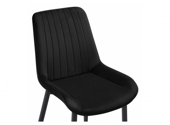 Стул на металлокаркасе Seda 1 black / gold / black в Набережных Челнах