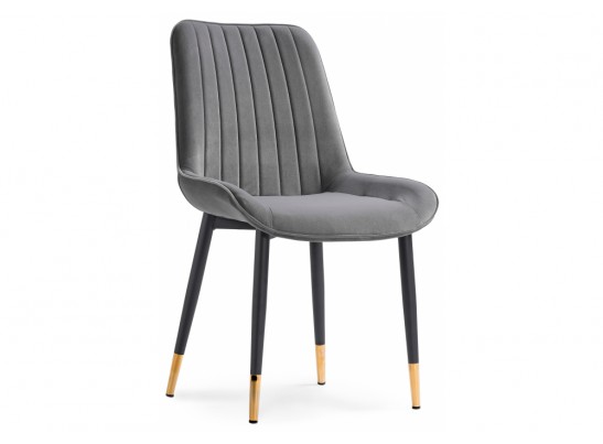 Стул на металлокаркасе Seda 1 dark gray / black / gold в Набережных Челнах
