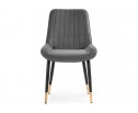 Стул на металлокаркасе Seda 1 dark gray / black / gold в Набережных Челнах