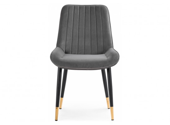 Стул на металлокаркасе Seda 1 dark gray / black / gold в Набережных Челнах