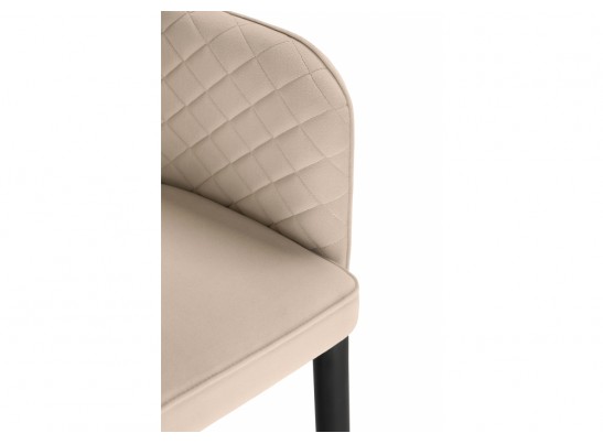 Стул на металлокаркасе Vener beige / black в Набережных Челнах