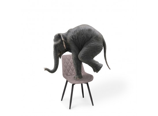 Стул на металлокаркасе Баодин К крутящийся розовый / черный в Набережных Челнах